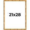 PosterPalooza | 21x28 Bamboo Picture Frame, UV Acrylic, 4 Finishes - Brown, Black, Gold, and Natural - 2 of 4