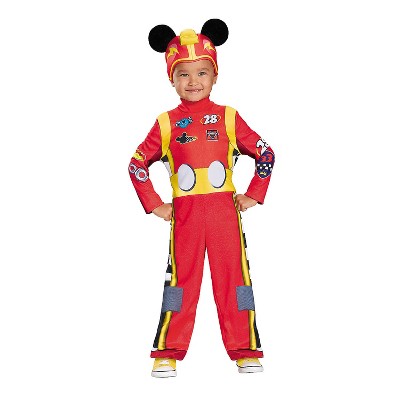 Toddler Boys' Classic Mickey Mouse Roadster Jumpsuit