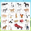 22-Piece Farm Animal Figures Set with Farmer & Tractor, Realistic Barn Toy for Pretend Play - Kids Toddlers Ages 3-12 - 4 of 4