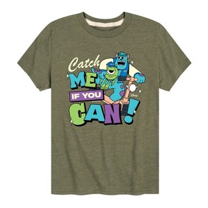 Boys' - Monsters, Inc. - Mike and Sulley Catch Me If You Can Short Sleeve Graphic T-Shirt - 1 of 4
