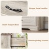6 Drawers Dresser for Bedroom,Chest of Drawers with Wide Metal Handle,Farmhouse Modern Wooden Dresser,Natural Texture,Storage Organizer - 4 of 4