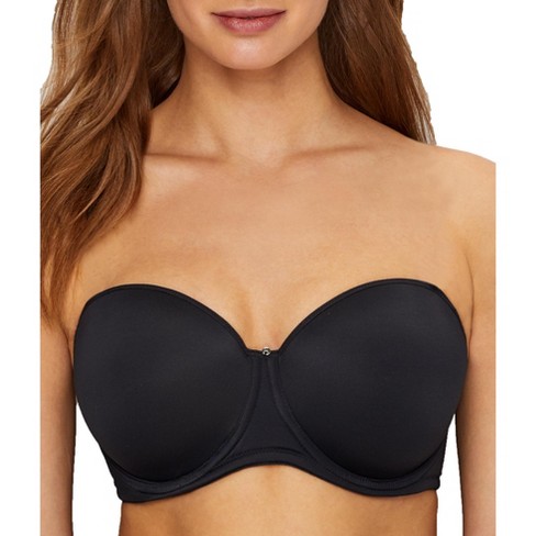 Bali BLACK One Smooth U Stay in Place Strapless Bra, US 42D, UK