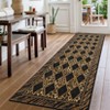 Bordered Runner Rugs: Diamond Print, Non-Slip, Low Pile, Easy-Clean for Hallway, Kitchen, Laundry - 2 of 4