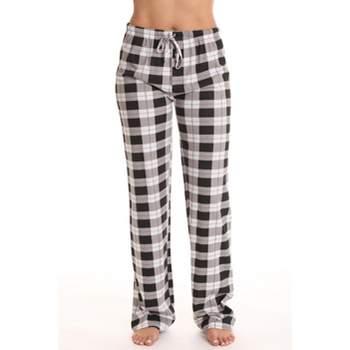 Just Love Womens Plaid Knit Jersey Pajama Pants - 100% Cotton PJs