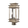 Livex Lighting Princeton 2 - Light Post Light in  Vintage Pewter - 3 of 4
