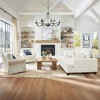 Arceso 88'' Adjustable Back Height Upholstered Sofa, 3-seater Sofa with Adjustable headrest, Solid rubberwood frame, Four toss pillows included - 4 of 4