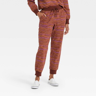 Black History Month Women's "Black Is Beautiful" Jogger Pant - Brown
