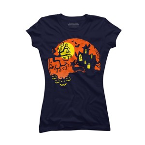 Junior's Design By Humans Funny Dachshund Dog Lovers Gifts Halloween Party Costume Gift By lukesstore T-Shirt - 1 of 3