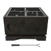 CAVINAS Propane Grill Foldable Side Table Outdoor Griddle Small Gas Grill for Outdoor Camping - 3 of 4