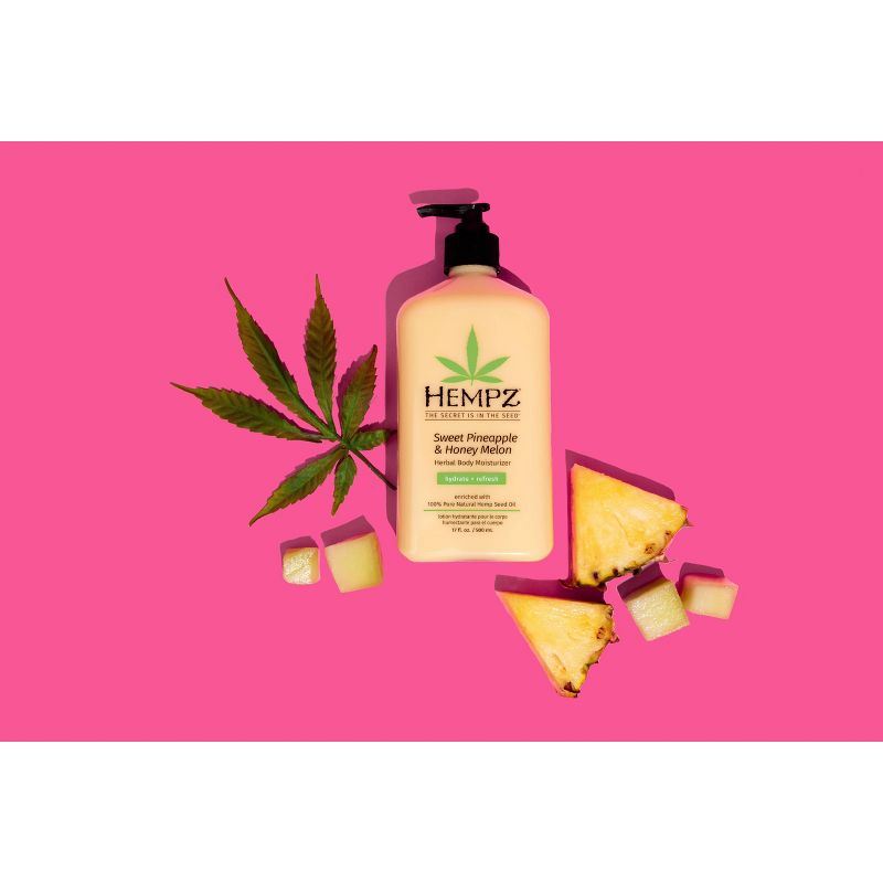Hempz Herbal Body Lotion - Hydrating Sweet Pineapple and Honey Melon, 6 of 8