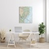 Stupell Industries Traditional St. Simons Island Nautical Map Blue Green, 30" x 40" - 2 of 4