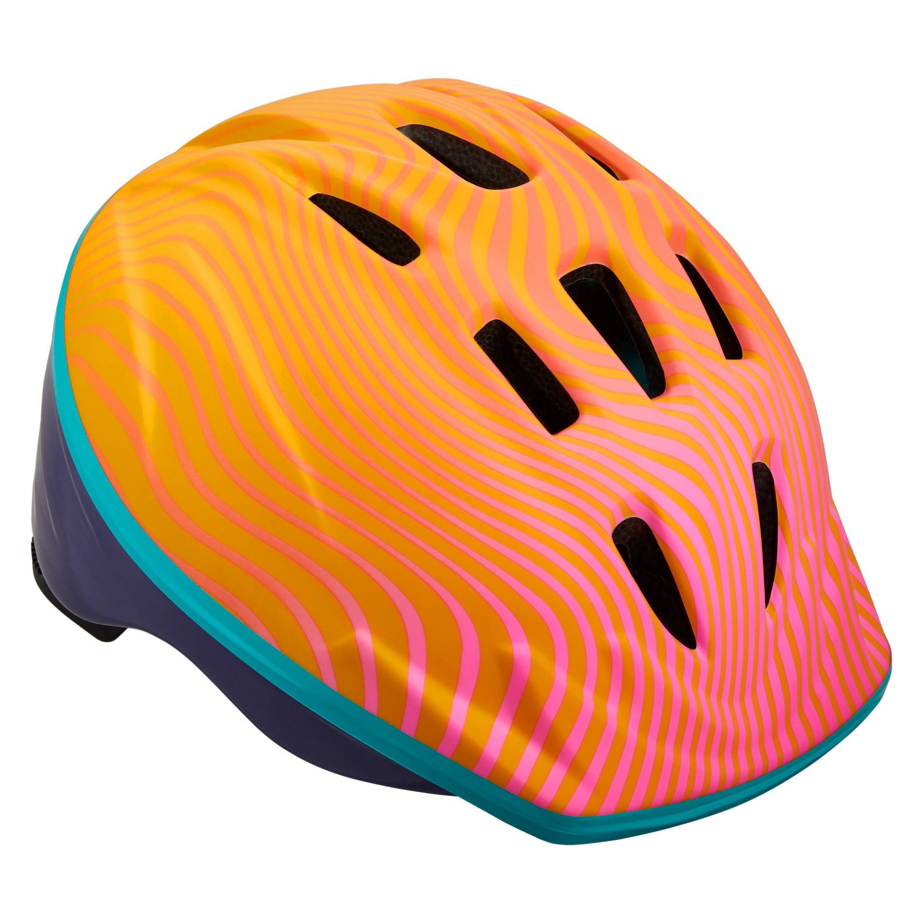 Schwinn Classic Waves Toddler Helmet - Orange/Pink
