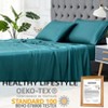 King Size 4 Piece Sheet Set, Bamboo Fiber Soft Comfy Breathable Bed Sheets Set Wrinkle-Free Hotel Bedding Bed Sheets Pillowcase Set with 16" Pockets - 3 of 4