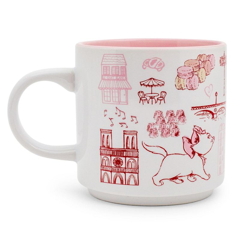 Silver Buffalo Disney The Aristocats Marie Pink Icons Ceramic Mug | Holds 13 Ounces, 3 of 7