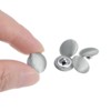Unique Bargains Blouses Sweater Round Aluminum Cotton Fabric Cloth Covered Buttons 10 Pcs - 4 of 4