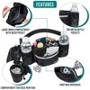 PetAmi Dog Fanny Pack, Pet Waist Belt Treat Pouch for Walking Training Hiking Running, Waste Bag Dispenser, Bottle Holder, Bowl, Pocket - 3 of 4
