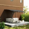 Outsunny Pergola with UV-Resistant Canopy, Outdoor Sun Shade Shelter for Porch, Patio, Deck, Backyard - 2 of 4