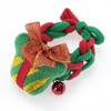 Unique Bargains Christmas Hair Rope Gift Box Cartoon Bell for Christmas Red Green 1 Pc - 4 of 4