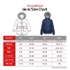 Rokka&Rolla Girls' Hooded Parka Jacket Fleece Linded Winter Coat - 2 of 4