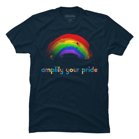 Navy rainbow best sale t shirt