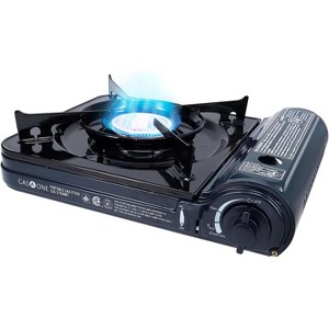 GasOne 10,000 BTU Portable Butane Gas Stove with Carrying Case CSA Listed, Midnight - 1 of 4