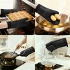 REGALWOVEN Heat Resistant Silicone Thick Cotton Lining Oven Mitts 13 x 7.5 Inch 2 Pcs - 2 of 4