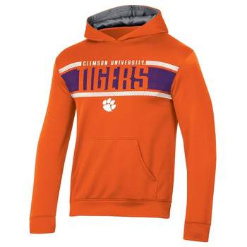 NCAA Clemson Tigers Boys' Poly Hooded Sweatshirt