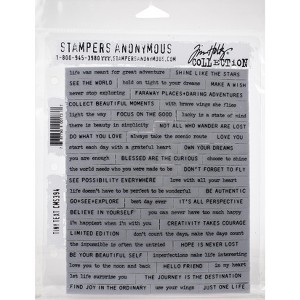 Tim Holtz Cling Stamps 7"X8.5" - 1 of 3