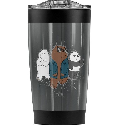 We Bare Bears Jacket Steel Tumbler 20oz Coffee Travel Mug