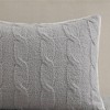 Okak All Size 3-Piece Thickened Knit Chenille Bed Comforter Set with Pillow Shams,Comfortable Lambswool Quilt Bedding Sets,Machine Washable - 4 of 4