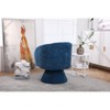TOAOTBNBO 360° Swivel Accent Chair With Barrel-curved backrest, Modern Armchair for Bedroom Club Chair with Sloping Arms and Stylish Base - 4 of 4