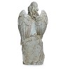 Roman 17.75" Angel with Flowers Resin Outdoor Garden Statue Gray - 4 of 4
