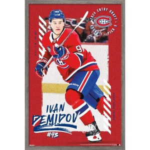 Trends International NHL Montreal Canadiens - Ivan Demidov 25 Framed Wall Poster Prints - 1 of 4