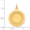 Black Bow Jewelry 14k Yellow Gold Happy Birthday Disc Pendant, 22mm - 4 of 4
