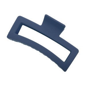 Unique Bargains Fashion Rectangle Frosted Hair Clips 1 Pc - 1 of 4