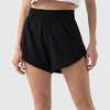 Anna-Kaci Active Women's High Waist Athletic Running Shorts with Curved Hem - 2 of 4