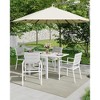 COZONY 4 PCS Outdoor Dining Chairs Set – Weather-Resistant Patio Chairs with Armrests, Metal Frame for Lawn, Deck, Balcony & Poolside - 4 of 4
