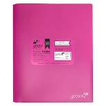 2 Pocket Plastic Folder with Prong Fasteners - Yoobi™