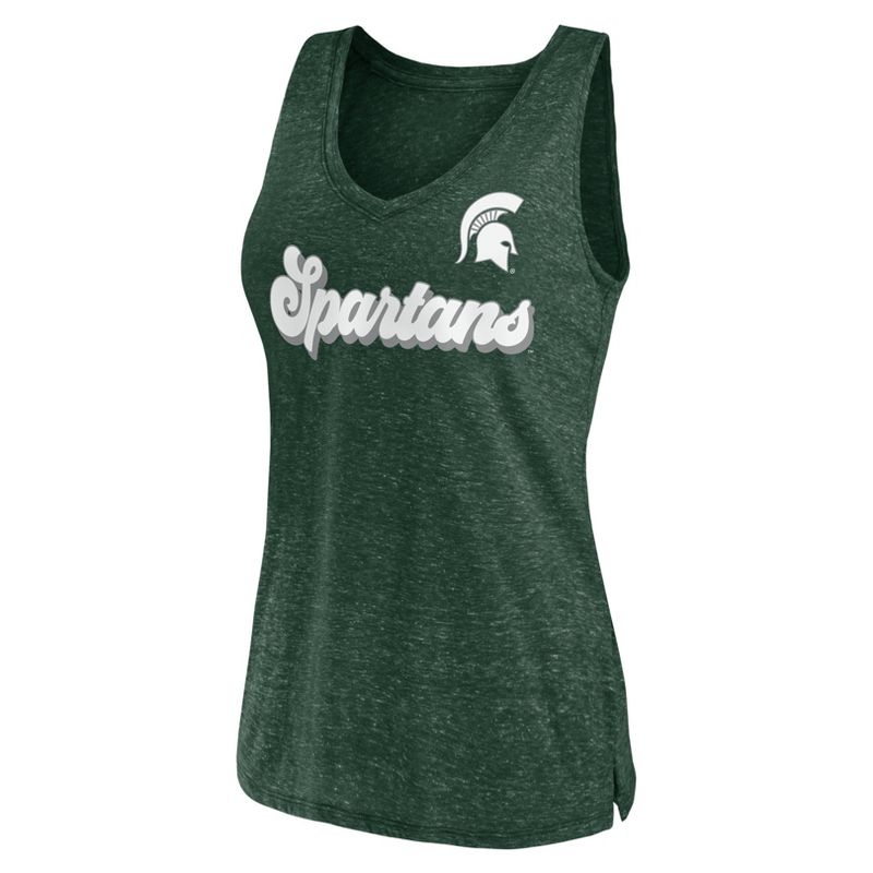 NCAA Michigan State Spartans Women&#39;s V-Neck Tank Top, 2 of 4