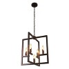 Chloe Lighting Ironclad Farmhouse 5 Light Oil Rubbed Bronze Ceiling Pendant 18" Wide - 4 of 4
