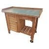 Tierra Garden Gardener's Table with Wheels, Cabinet and Drawer - 4 of 4