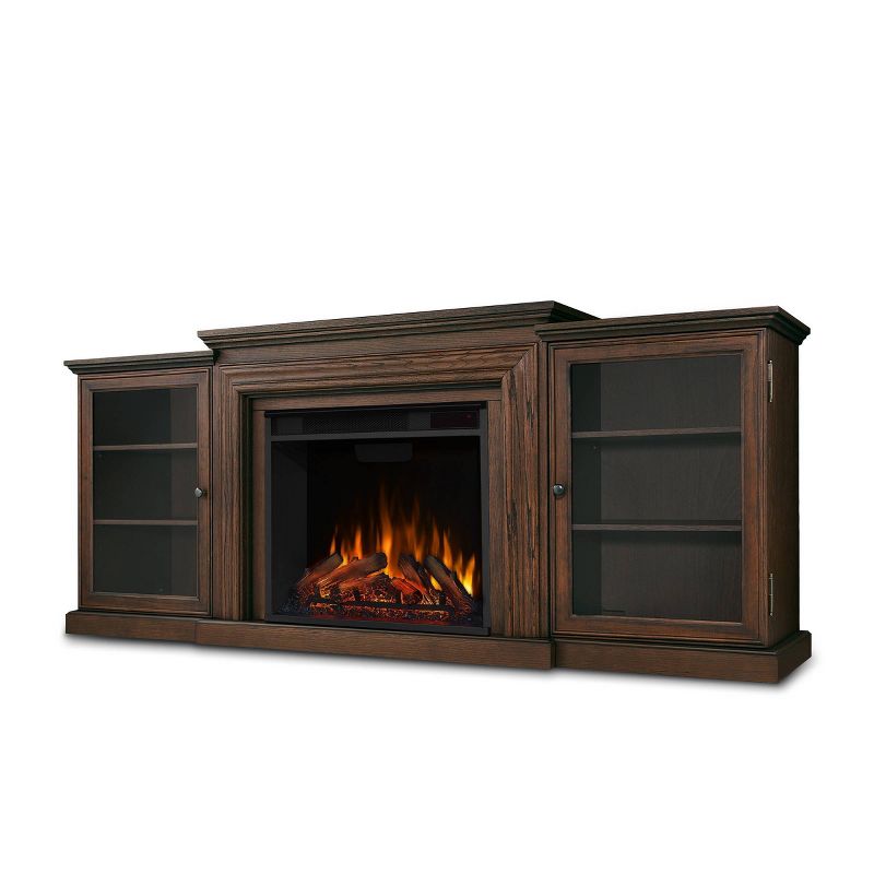 Real FlameFrederick Electric TV Media Fireplace Dark Brown, 1 of 11