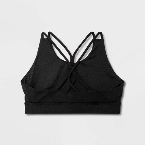 Girls' Microfiber Bra - All In Motion™ Black M : Target