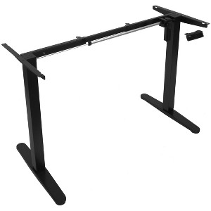 Mount-It! Single Motor Electric Standing Desk Base, Black - 1 of 4