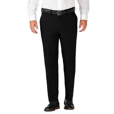 Haggar H26 Men's Classic Fit Premium Stretch Suit Pants - Black 42x32