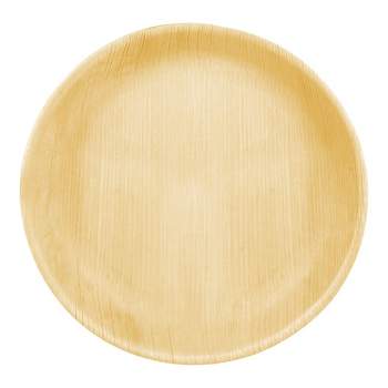 Smarty Had A Party 9" Round Palm Leaf Eco Friendly Disposable Buffet Plates (100 Plates)