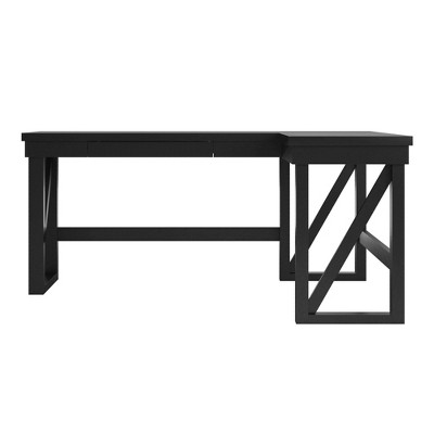 Liberty Lift Top L Desk Black - Room & Joy