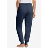 ellos Women's Plus Size Knit Jogger Sleep Pants - 3 of 4