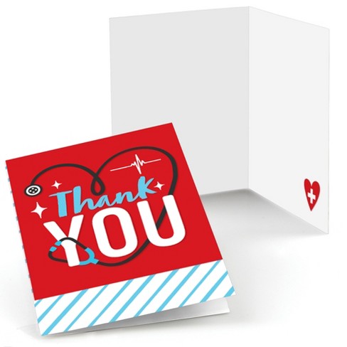  Assorted Thank You Note Cards - Blank Thank You Money and Gift  Card Holders - Set of 8 : Office Products