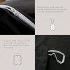 Cotton Duvet Cover Queen Size, Silky Soft Breathable, 3Pcs Moonless Night Black - 2 of 4
